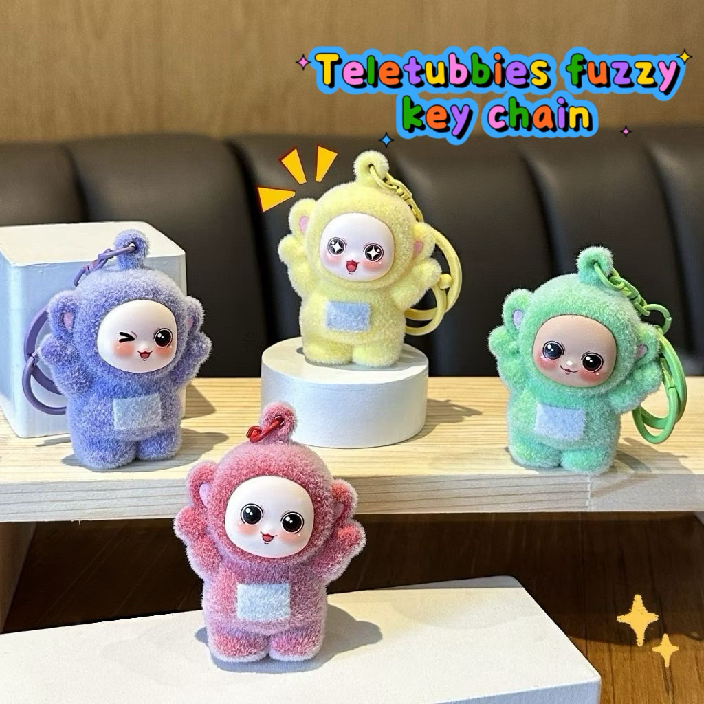 (KCF016) Teletubbies series key chain | Gantungan kunci gantungan tas bag charm lucu viral | Ganci b