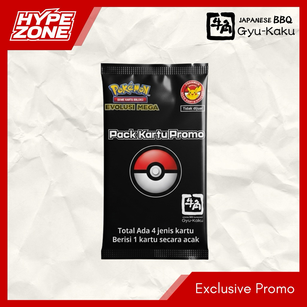 Promo Card Pokemon x Gyukaku | Sealed Pack