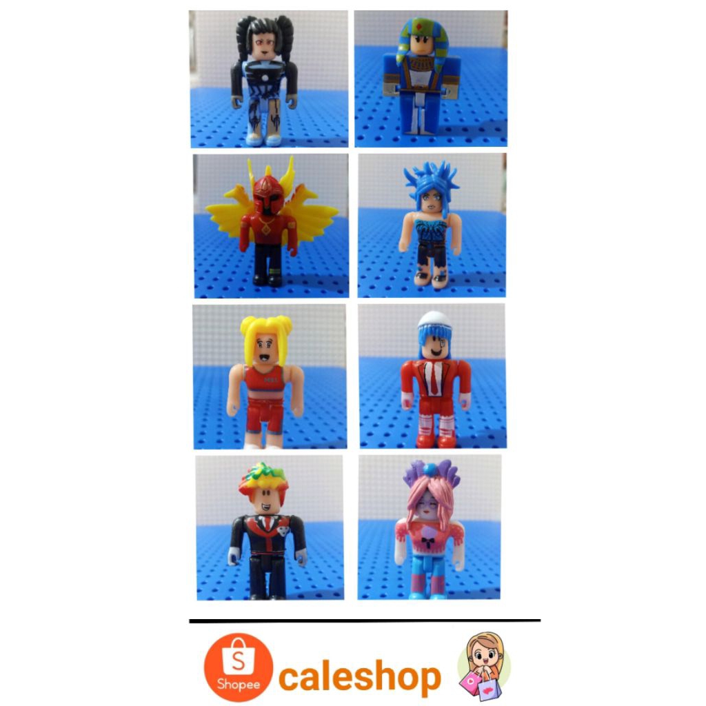 Caleshop Topper Kue Ulang Tahun Brick blok Roblo minicraft karakter