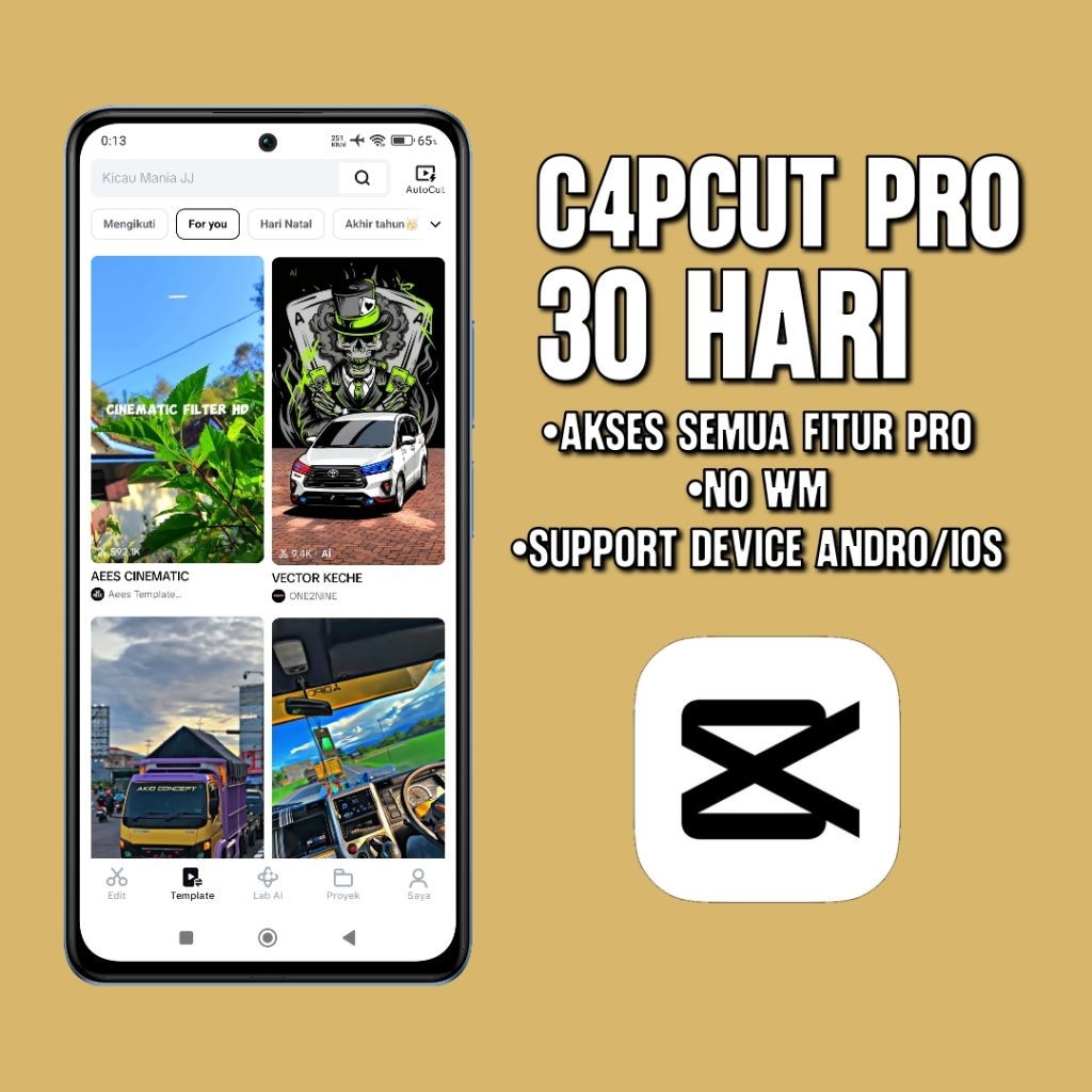 TEMPLATE PREMIUM CAPCUT 10000+
