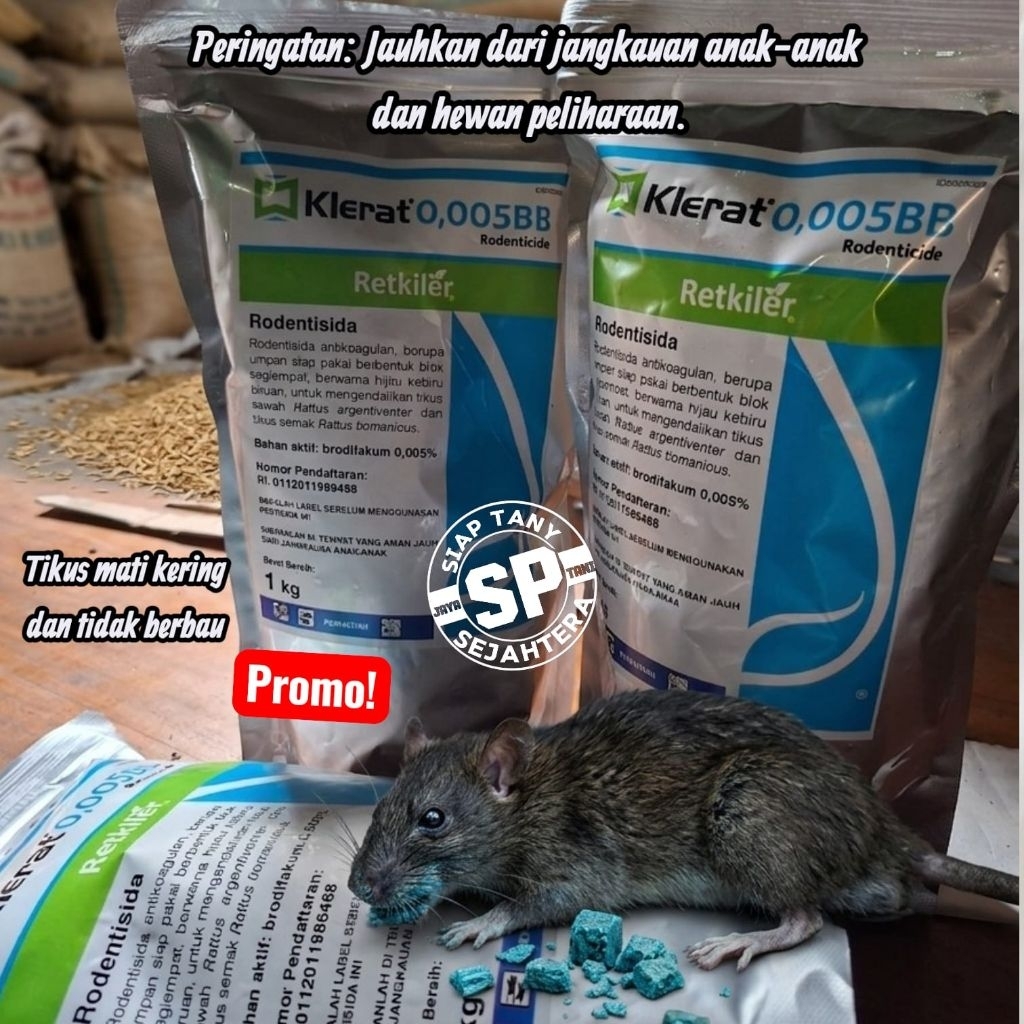 KLERAT 0,005B RODENTISIDA AMPUH