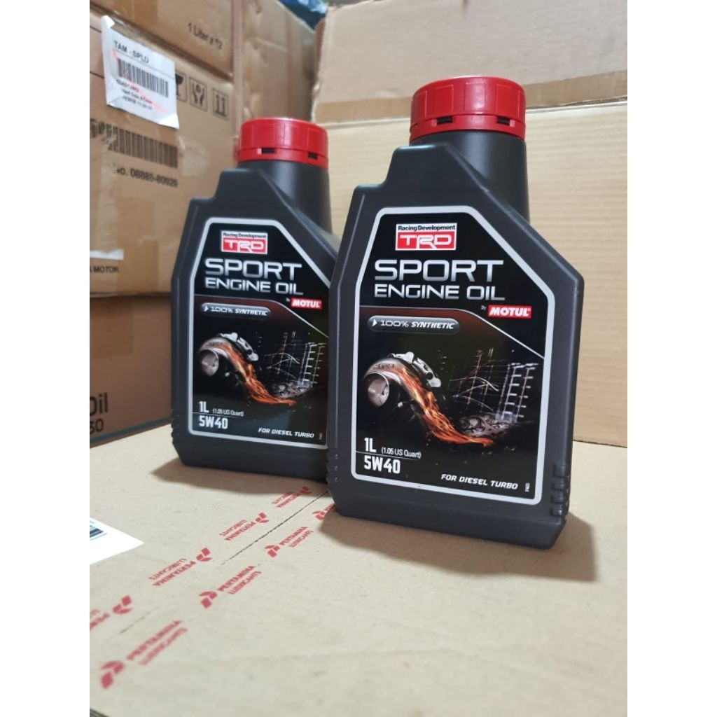 MOTUL TRD DIESEL 5W-40 1LITER /OLI MESIN DIESEL /SOLAR ORI
