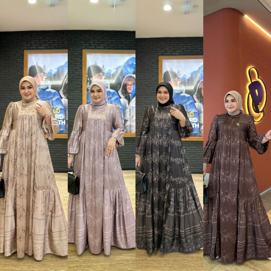 Cahaya dress gamis terbaru premium ORI By Irna