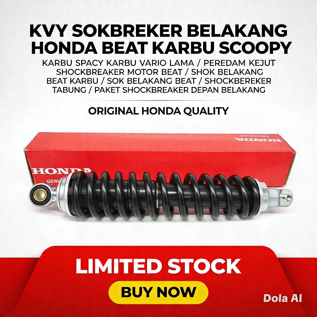 SOKBREKER BELAKANG HONDA BEAT KARBU SCOOPY KARBU SPACY KARBU VARIO LAMA / PEREDAM KEJUT SHOCKBREAKER
