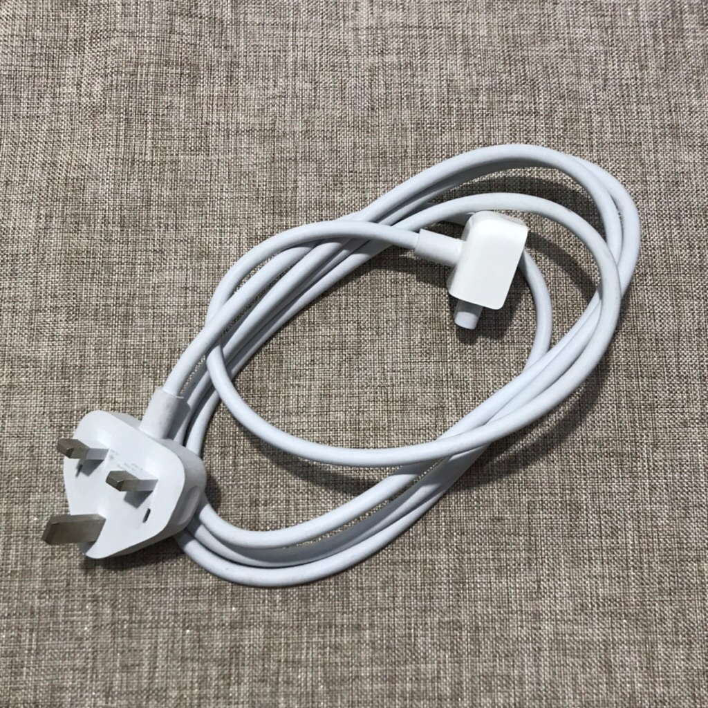 Kabel Power Charger Extension Adapter Apple Macbook Ipad 1meter Original Second Normal