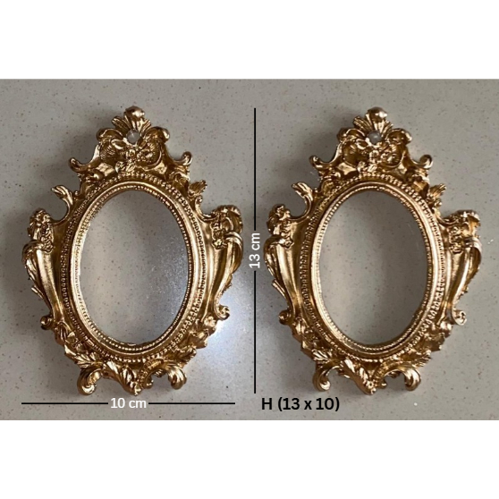 Frame Foto Mini Vintage Emas | Aesthetic Mini Frame