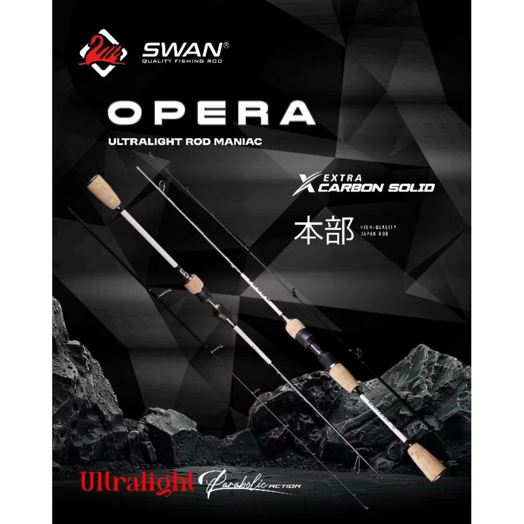 Joran UL Swan Opera 180 Cm Spinning BC Solid Carbon