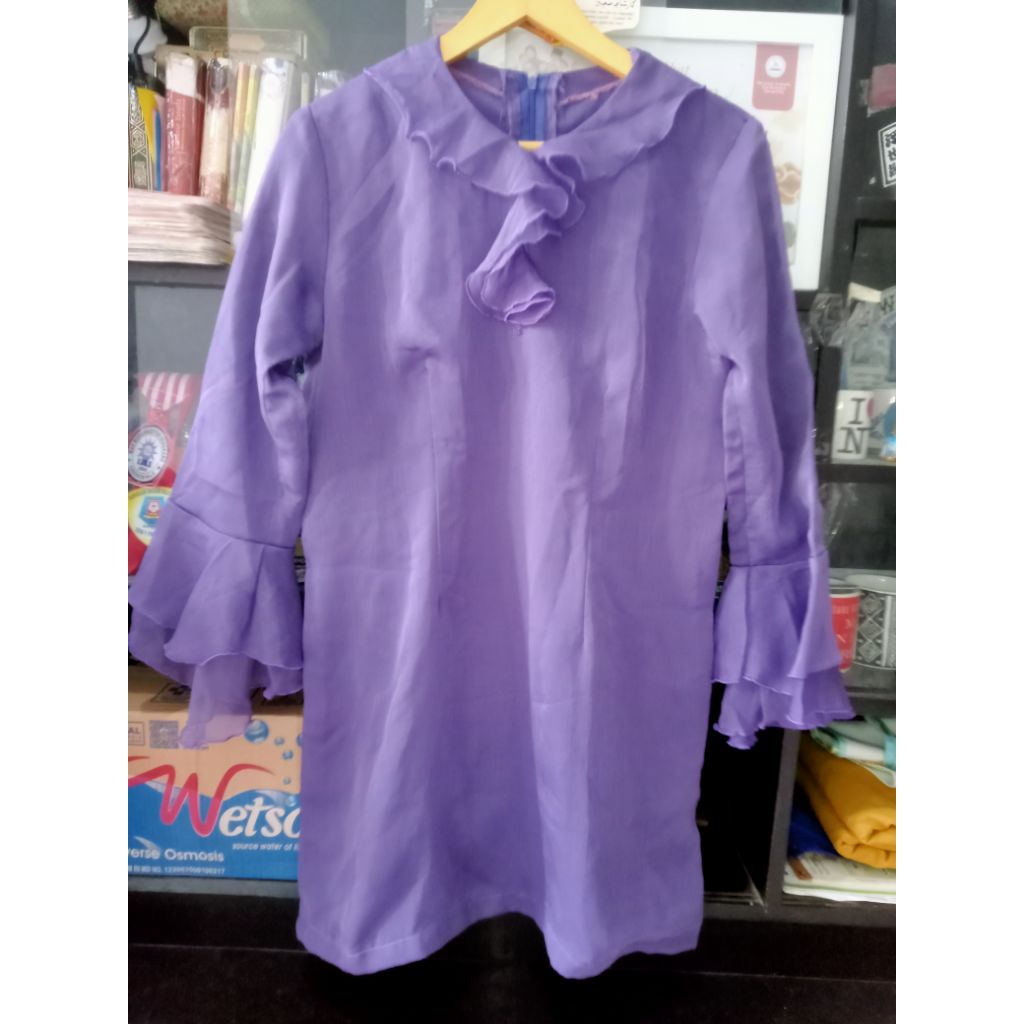 PL Tunik Sifon Polos (Second like new) size M-L