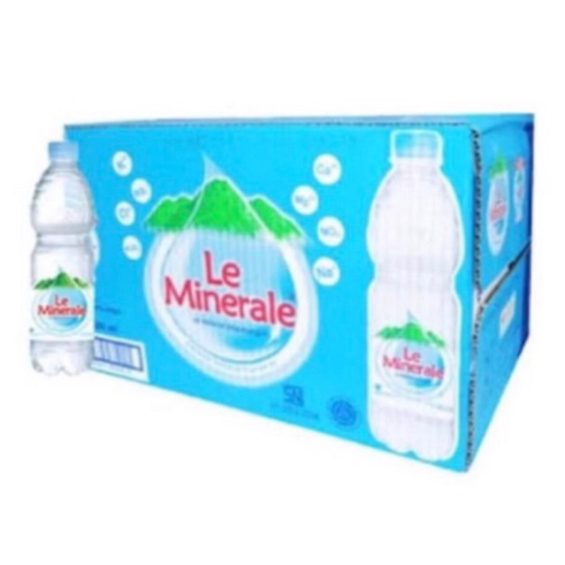 Le minerale 600 ml Air Mineral Botol 1 Dus
