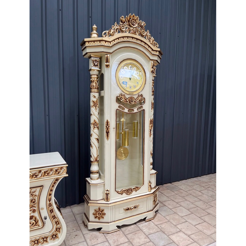 jam gadang / lemari jam kayu jati