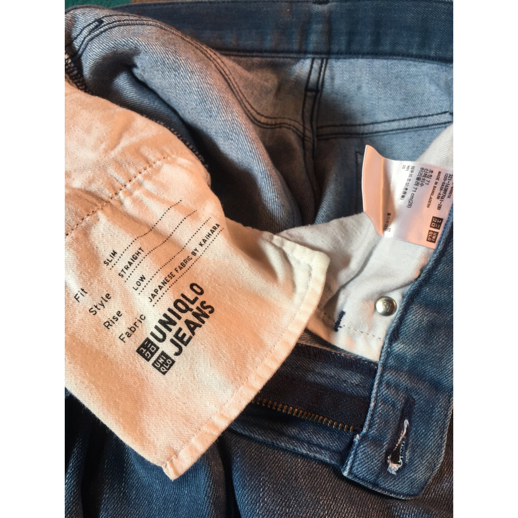 UNIQLO SELVEDGE BLUE INDIGO BY KAIHARA