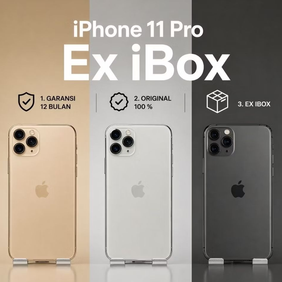 Ex iBox iPhone 11 Pro | Original 100% | Like New | Garansi 12 Bulan