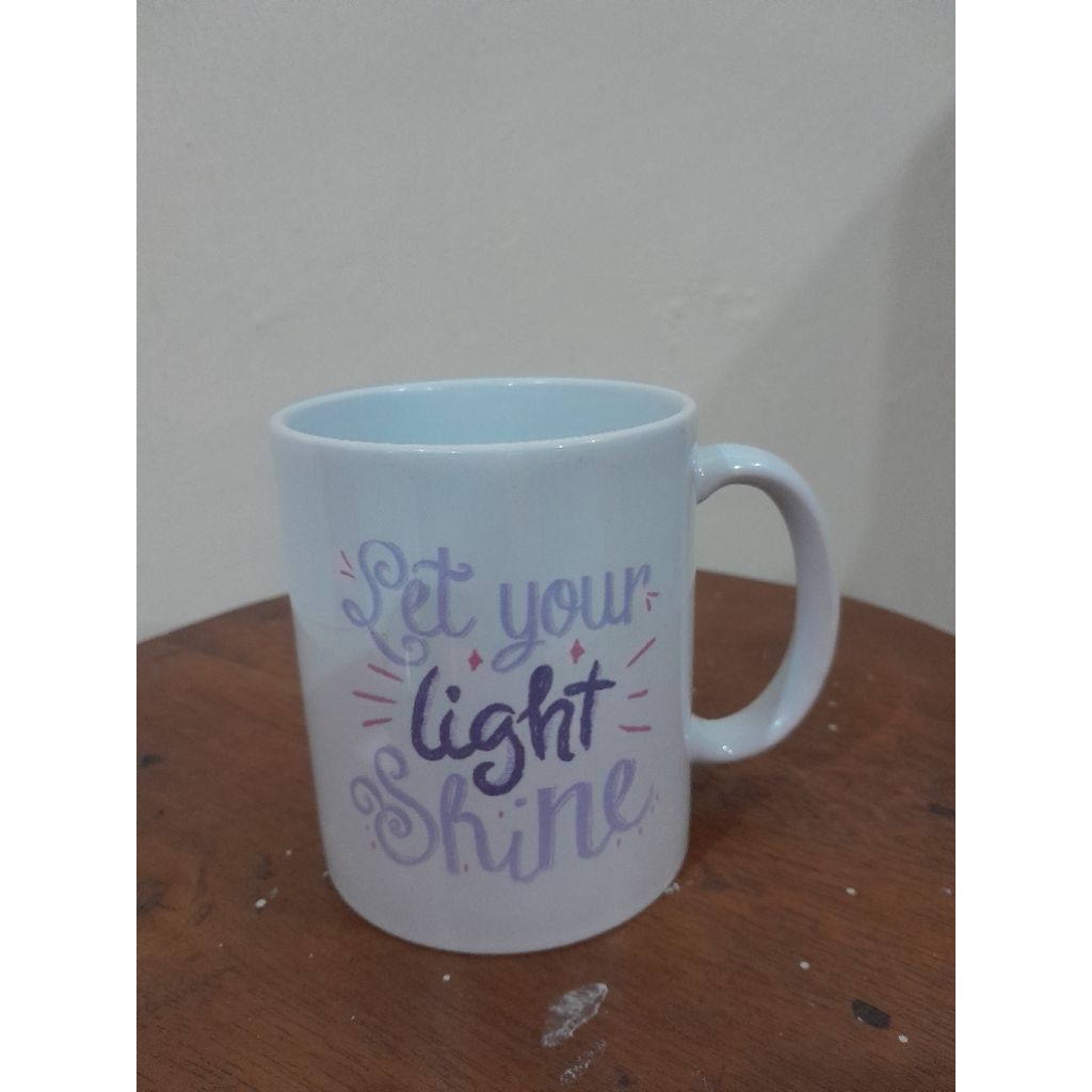 Mug Custom Foto Nama Cetak Sablon Gelas Kado Ulang Tahun Wisuda Wedding Souvenir Murah