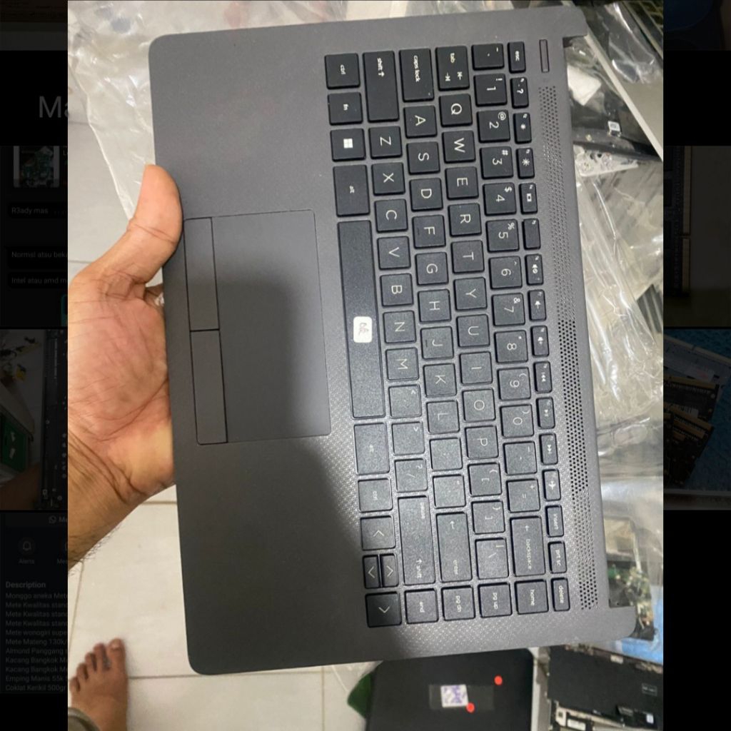 Casing Frame Keyboard Palmrest Laptop HP 14S CF DK 240 245 G8 G9