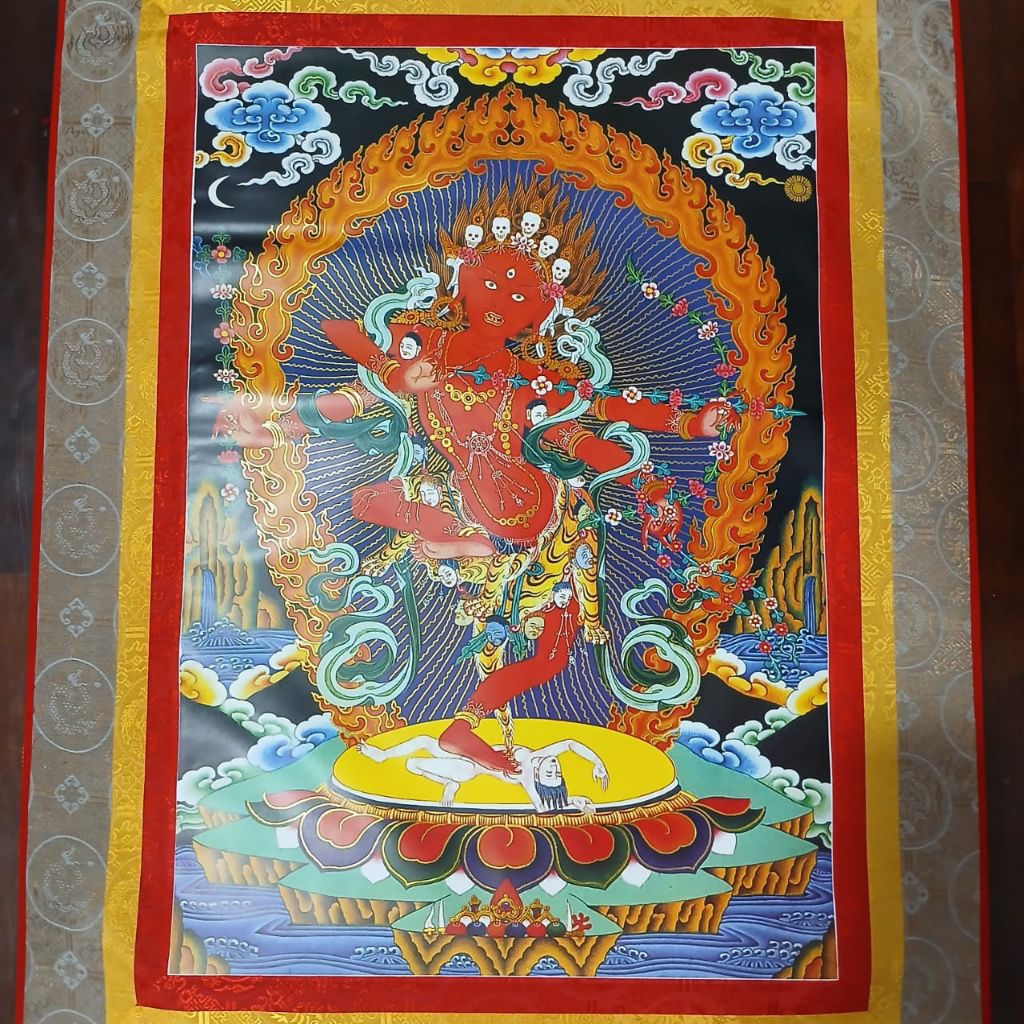 Thangka  Kurukullle ( 08 ) - Lukisan Thangka - Tibetan Nepal