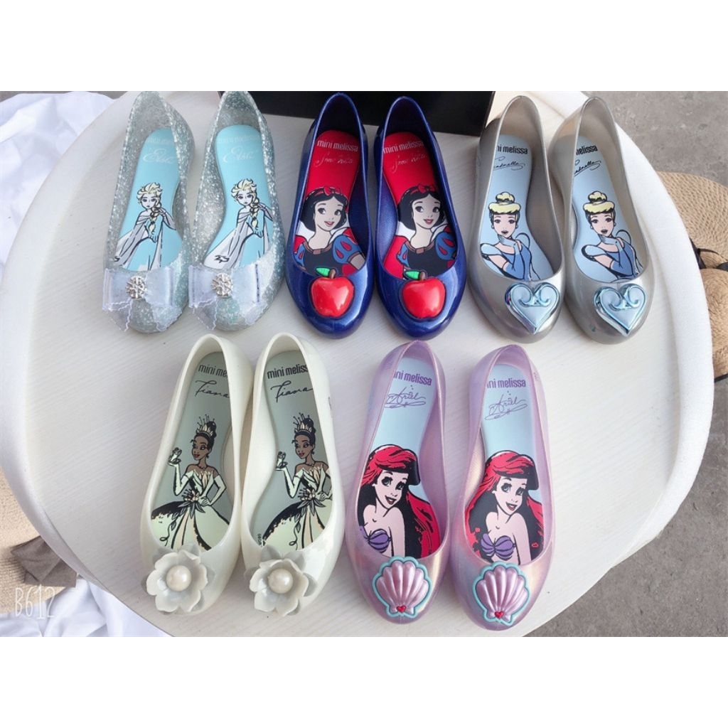 Sepatu Anak Teen Minimelissa Disney Frozen Princess, Mini Melissa Teen Sepatu Jelly