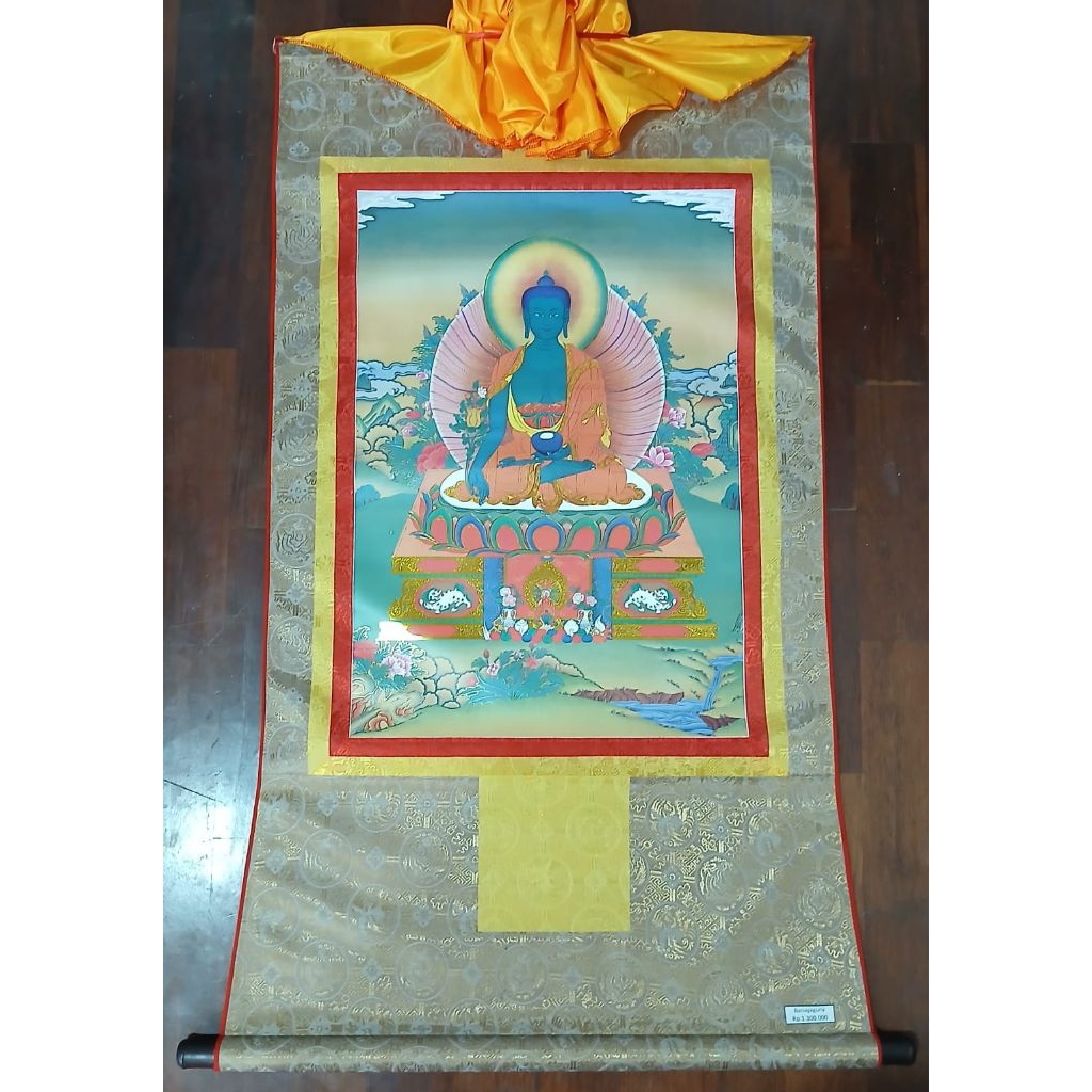Thangka Baisajaguru ( 15  ) - Lukisan Thangka - Tibetan Nepal