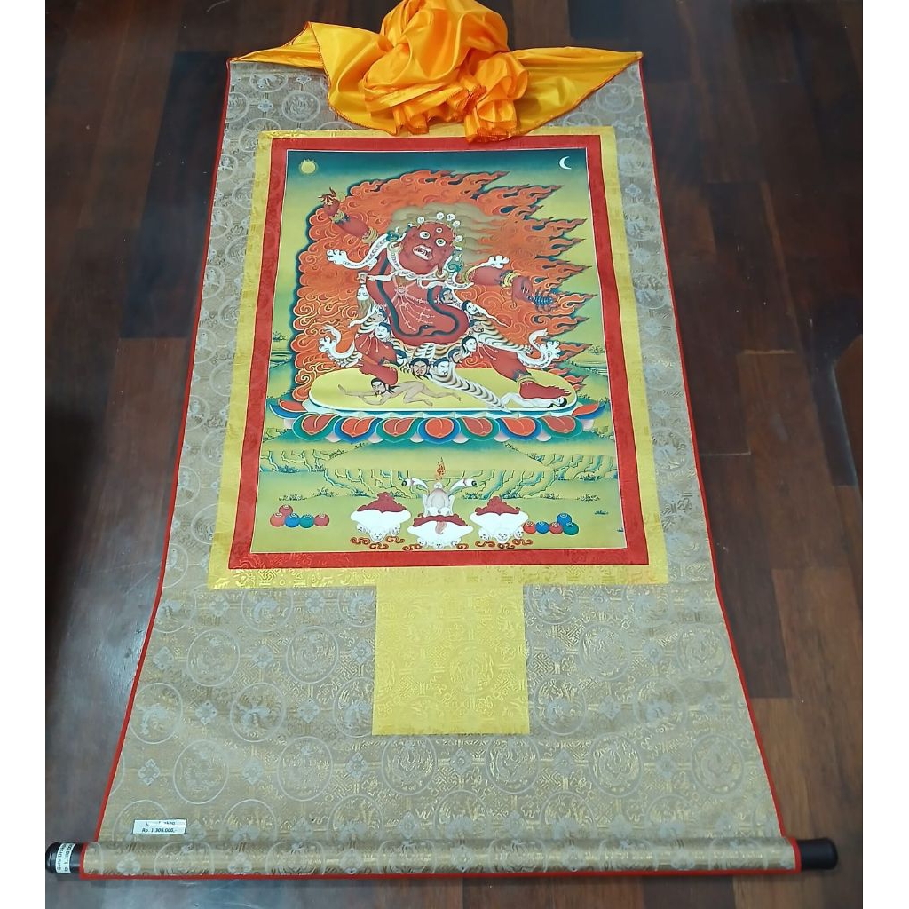 Thangka Guru Drakpo ( 27 ) - Lukisan Thangka - Tibetan Nepal