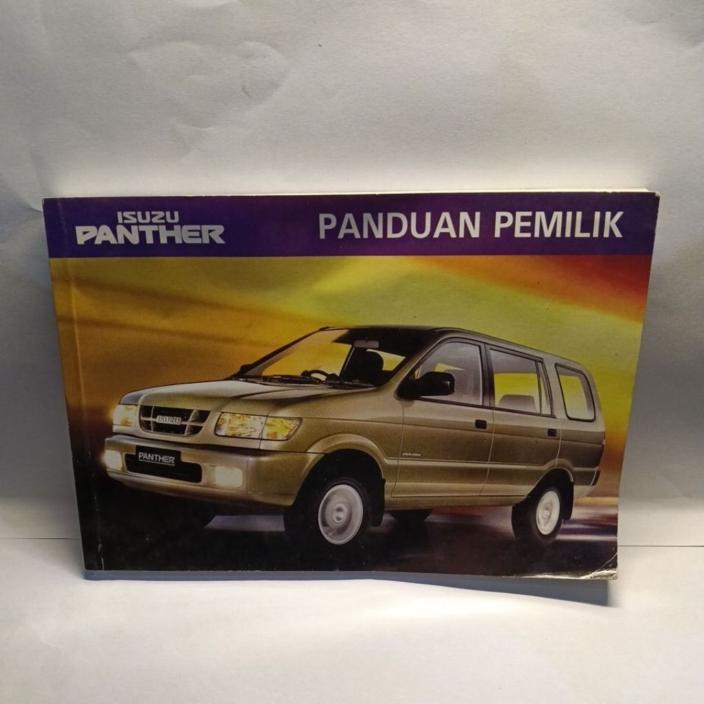 buku pedoman pemilik kendaraan Isuzu panther