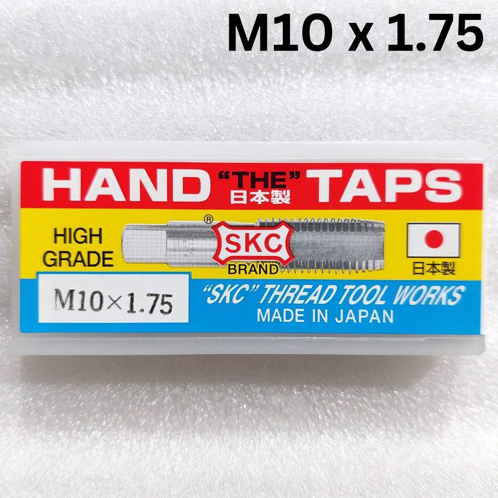 SKC Hand Taps M10 x 1.75 - ORIGINAL Made in Japan - Tap Tangan / Tap Ulir / Mata Senai Set
