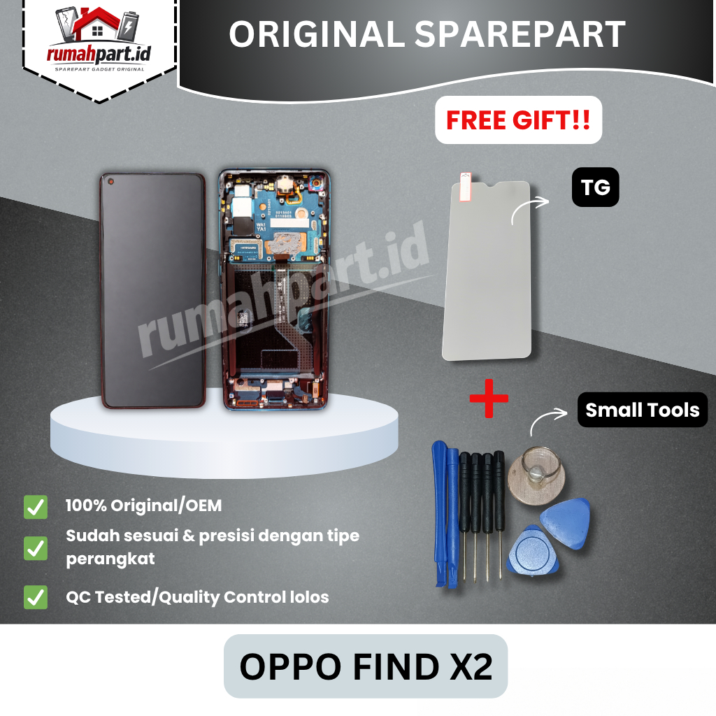 LCD FULLSET OPPO FIND X2 ORIGINAL