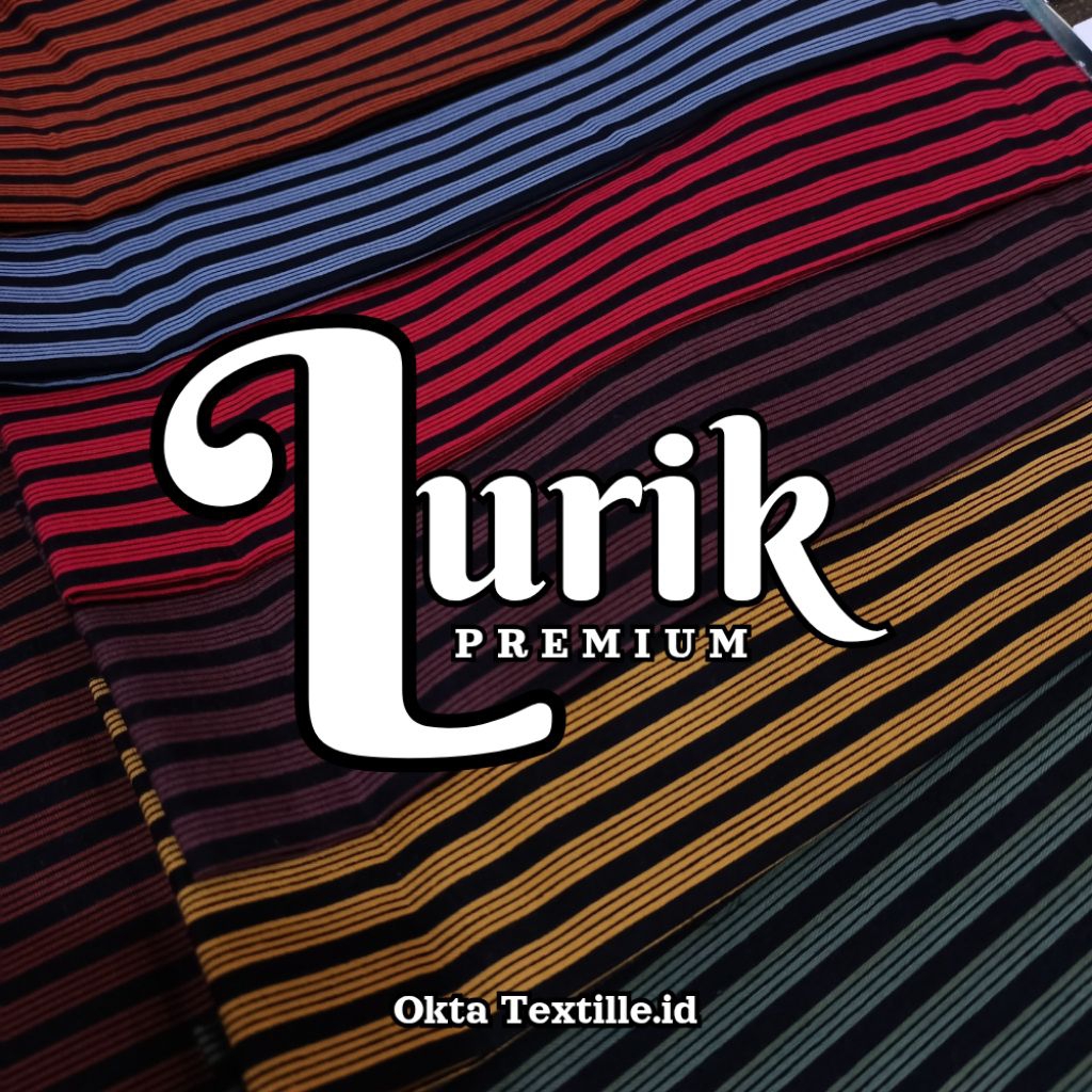 Kain Katun Lurik / Kain Motif Lurik / Lebar 115cm