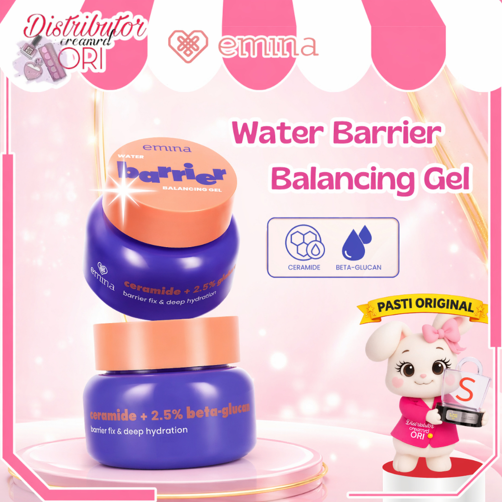 Emina Water Barrier Balancing Gel Moisturizer 30g | Distributor Cream Ori
