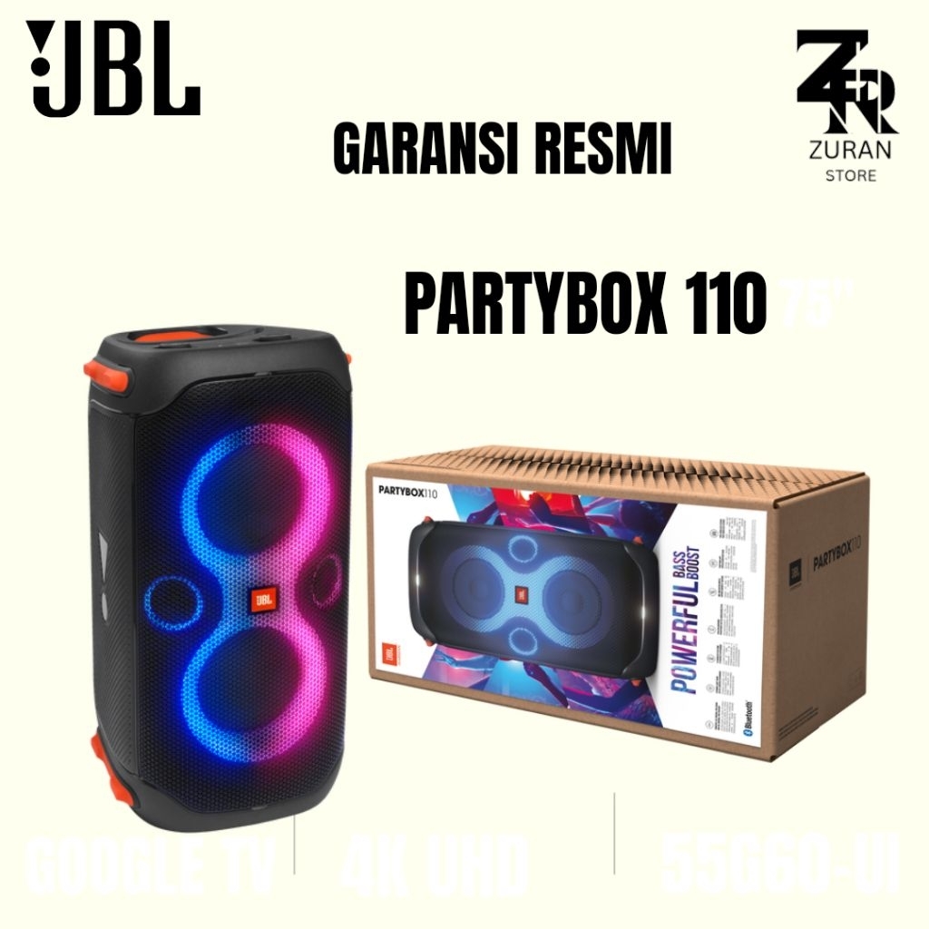 JBL PARTYBOX 110 / PARTYBOX110 GARANSI RESMI IMS BLUETOOTH SPEAKER