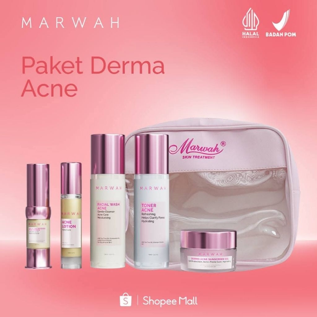 ORIGINAL MARWAH BARU PAKET PLATINUM AGING SPECIAL ASP BRIGHT ANTI AGING AGING TREATREE ATT BRIGHT TR
