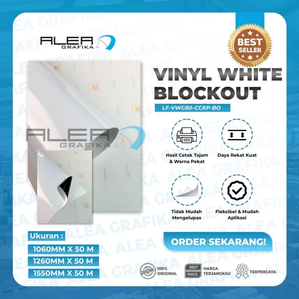 Camel Vinyl White Blockout Premium