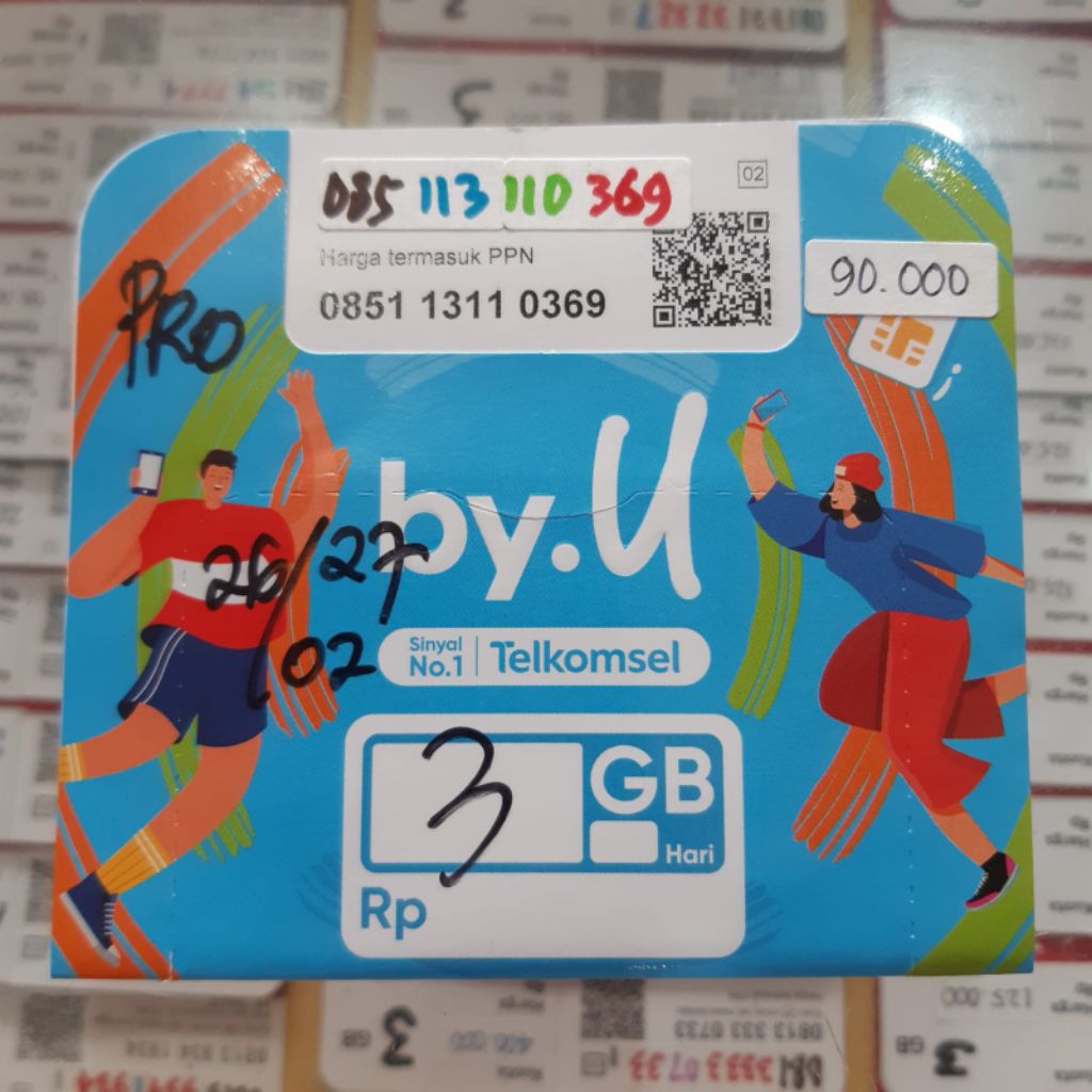 Nomor Cantik Telkomsel Byu 369