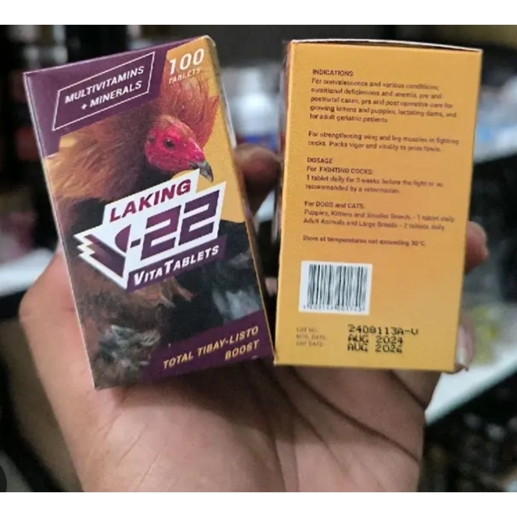 V22/V-22 suplemen ayam bangkok laga BELMAN