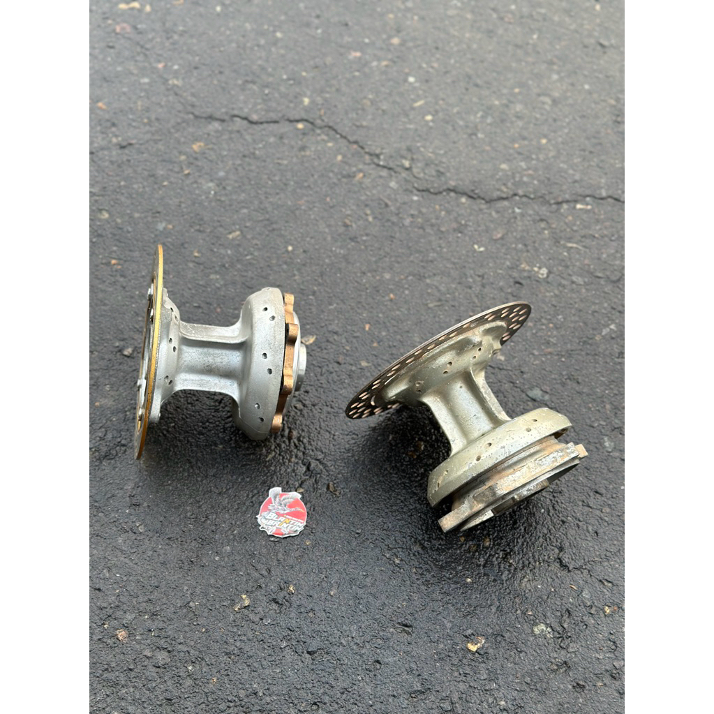 Tromol kawasaki KLR DOBLE DISC original bekas TROMOL KLR PNP GIR YAMAHA