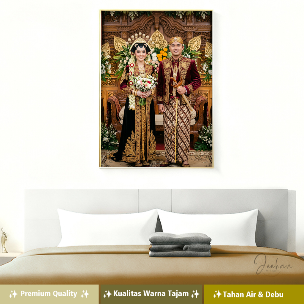 jeehanart  Cetak Foto Kanvas Dengan Frame Cetak Foto Kanvas Custom Minimalis Modern