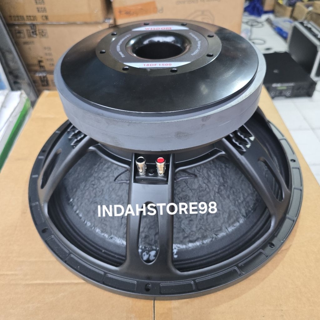 Speaker Komponen 18 inch Wisdom 18 DF 1500 Original Wisdom 18DF1500