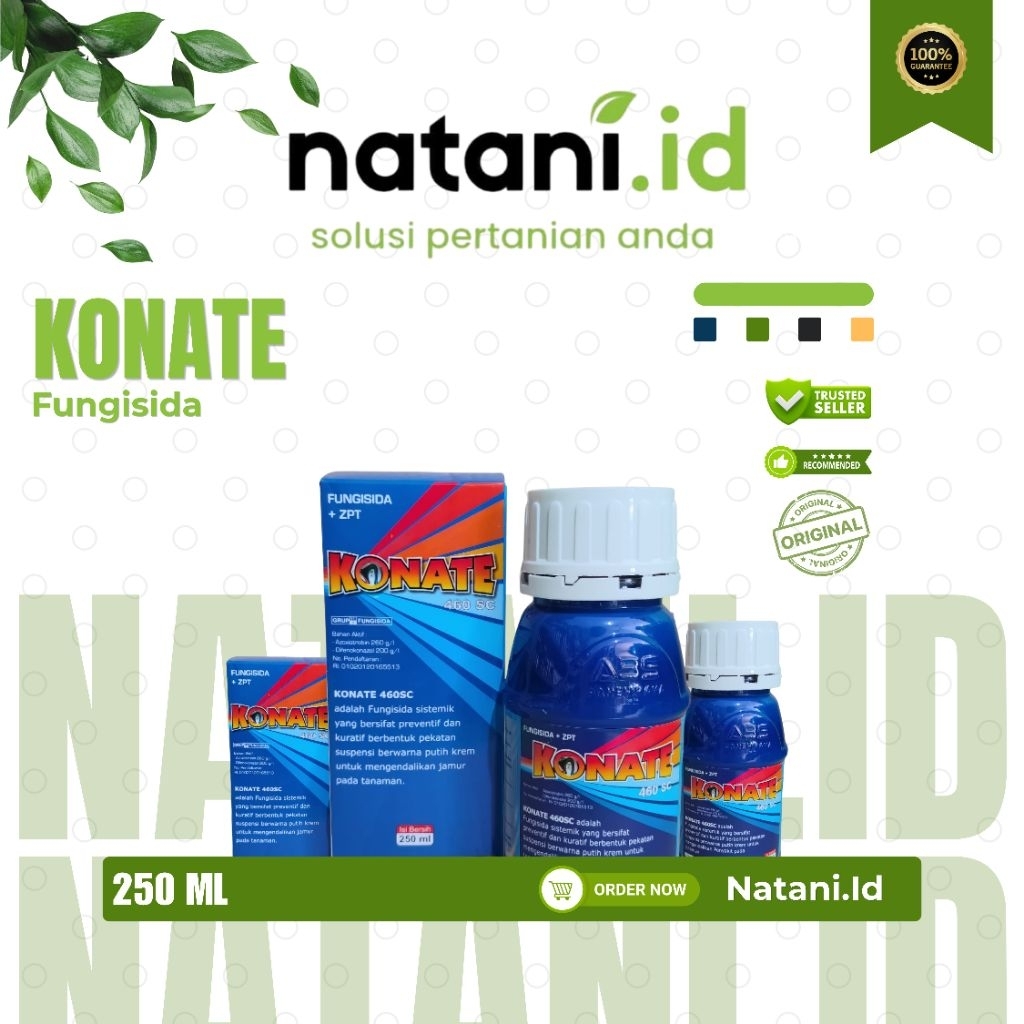 Konate 460SC fungisida sistemik dan zat pengukur tumbuh ZPT 250ml & 100ml