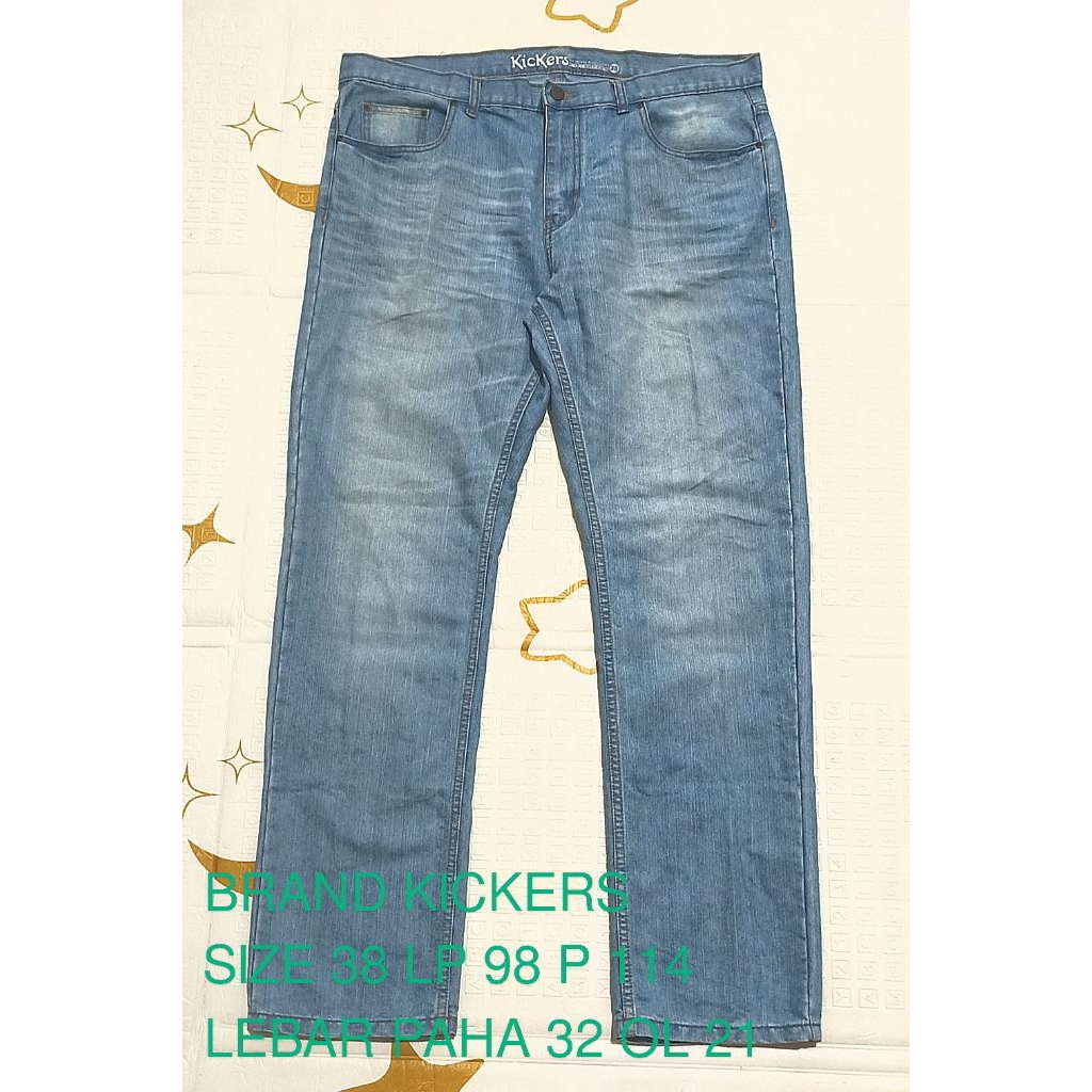 Celana Branded Pria Jumbo Size 32 ke Atas | Jeans, Chinos, Kargo Second Premium