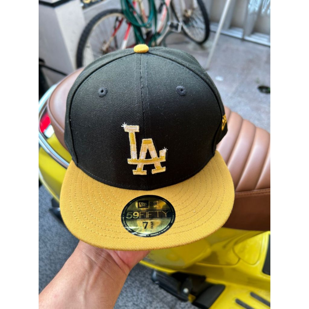 Topi New Era 59fifty LA logo Original