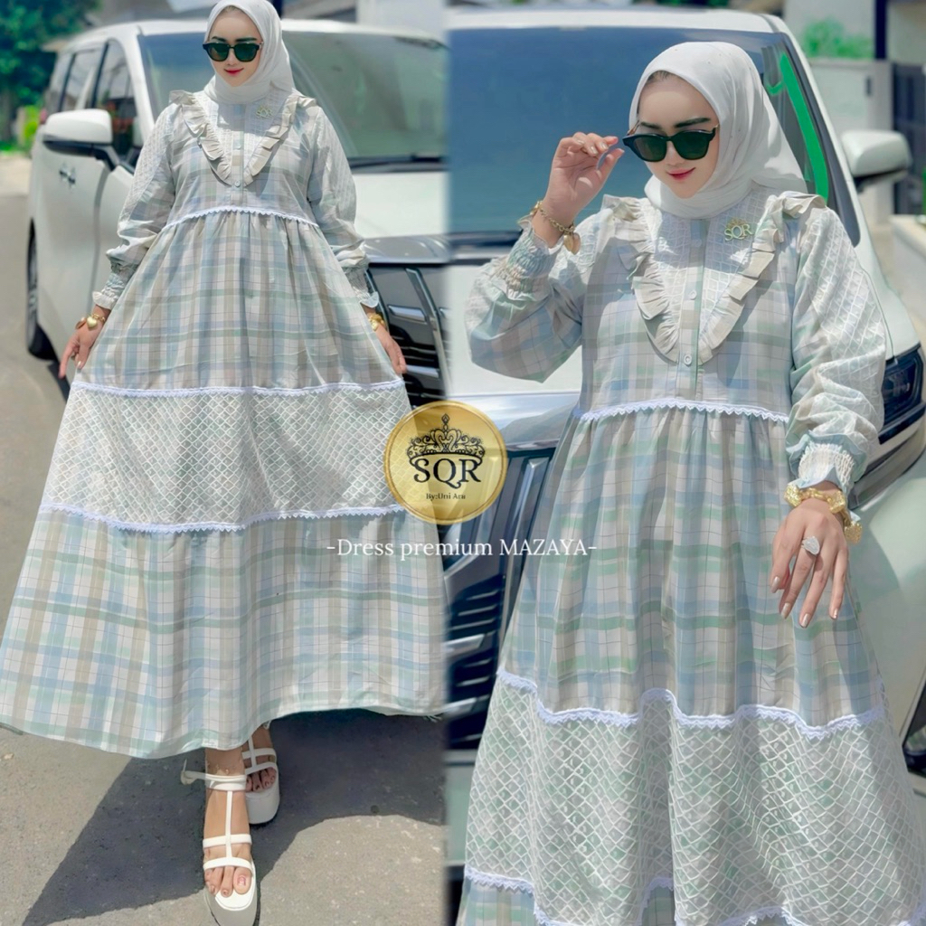 Gamis Mazaya | Gamis Mazaya Uni Ara | Gamis Uni Ara | Dress Mazaya | Dress Mazaya Uni Ara