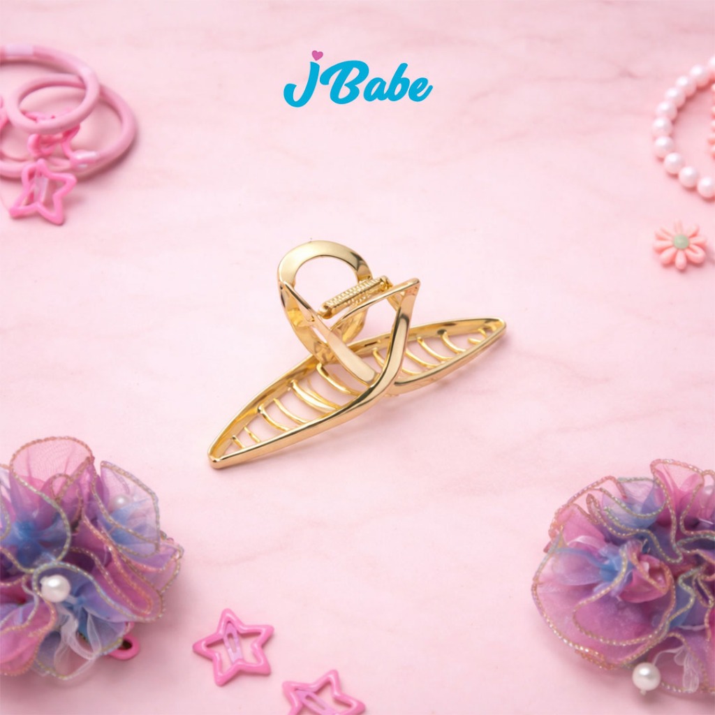 JBabe Twist Metal Claw Clip French Twist -Jepit Rambut/Aksesoris Rambut/Jepit Rambut Korea/Jedai Ram