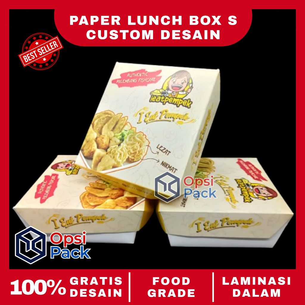 PAPER LUNCH BOX S CUSTOM DESAIN PAPER LUNCH BOX S CUSTOM DESAIN