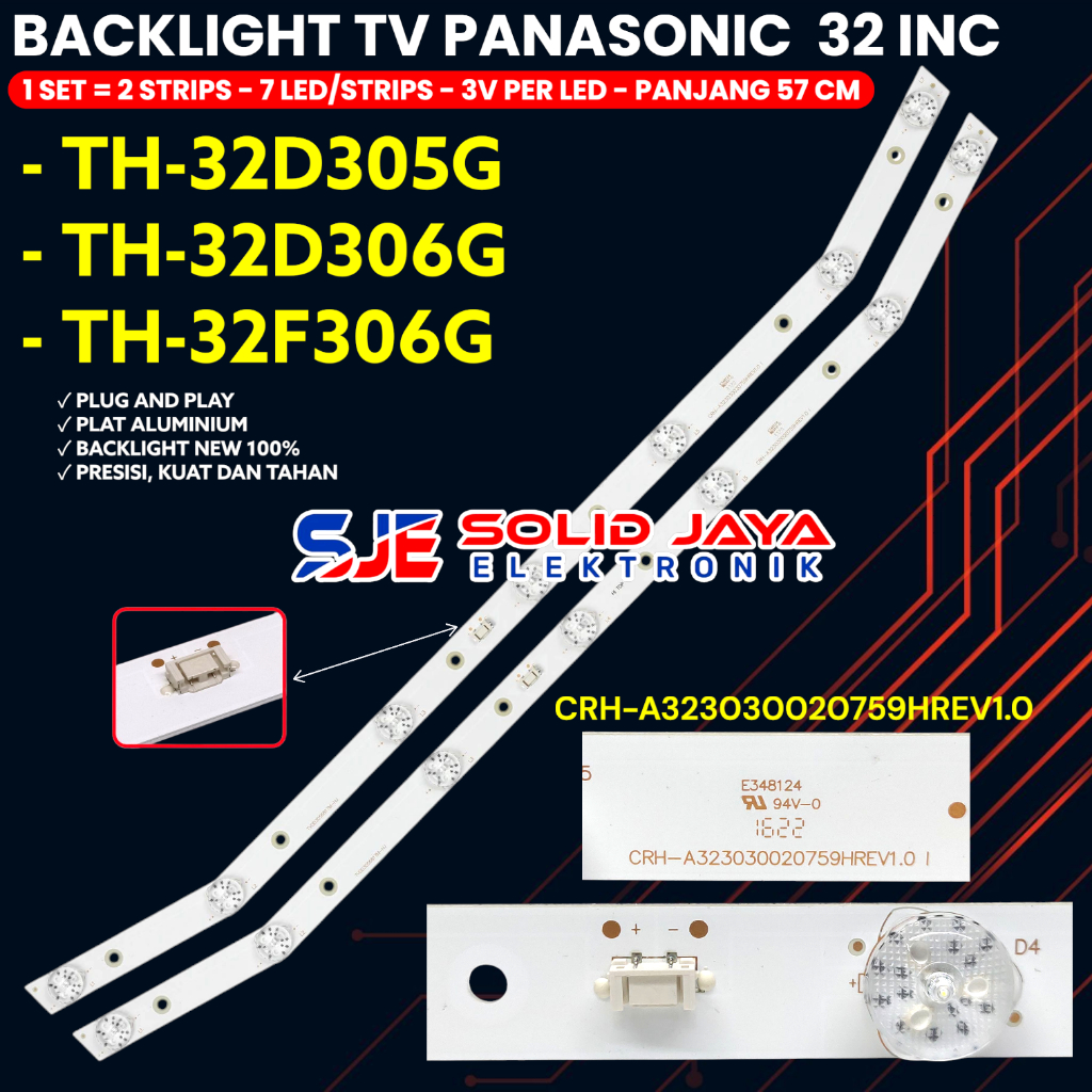 BACKLIGHT TV PANASONIC 32 INCH TH-32F306G TH-32D305G TH-32D306G CRH-A323030020759HREV1.0 I