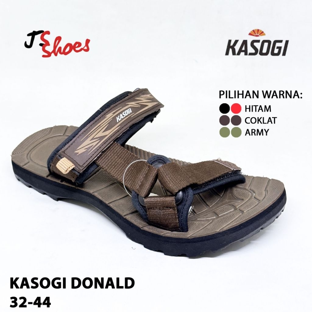 KASOGI DONALD - SANDAL SLOP SPON PRIA DEWASA MERK KASOGI ORIGINAL