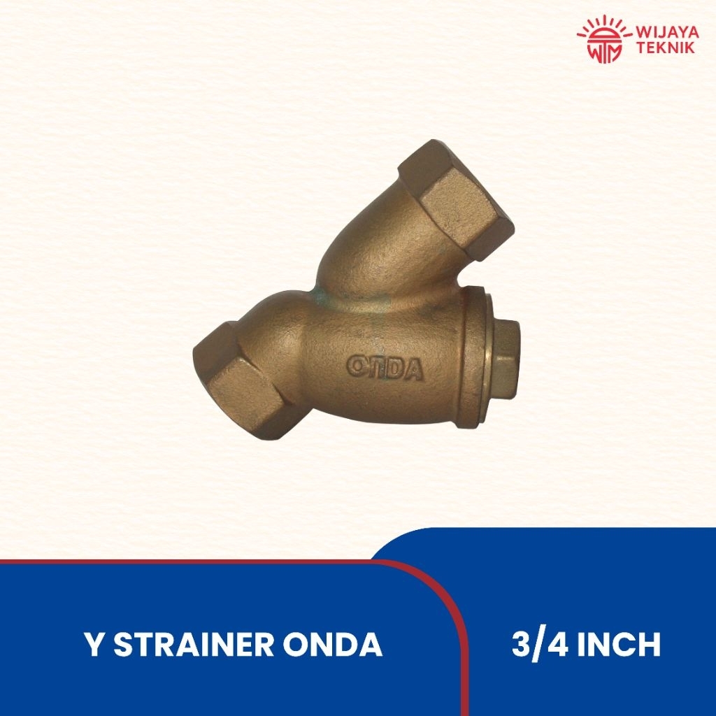 Y Strainer 3/4 Inch ONDA Kuningan Saringan Y