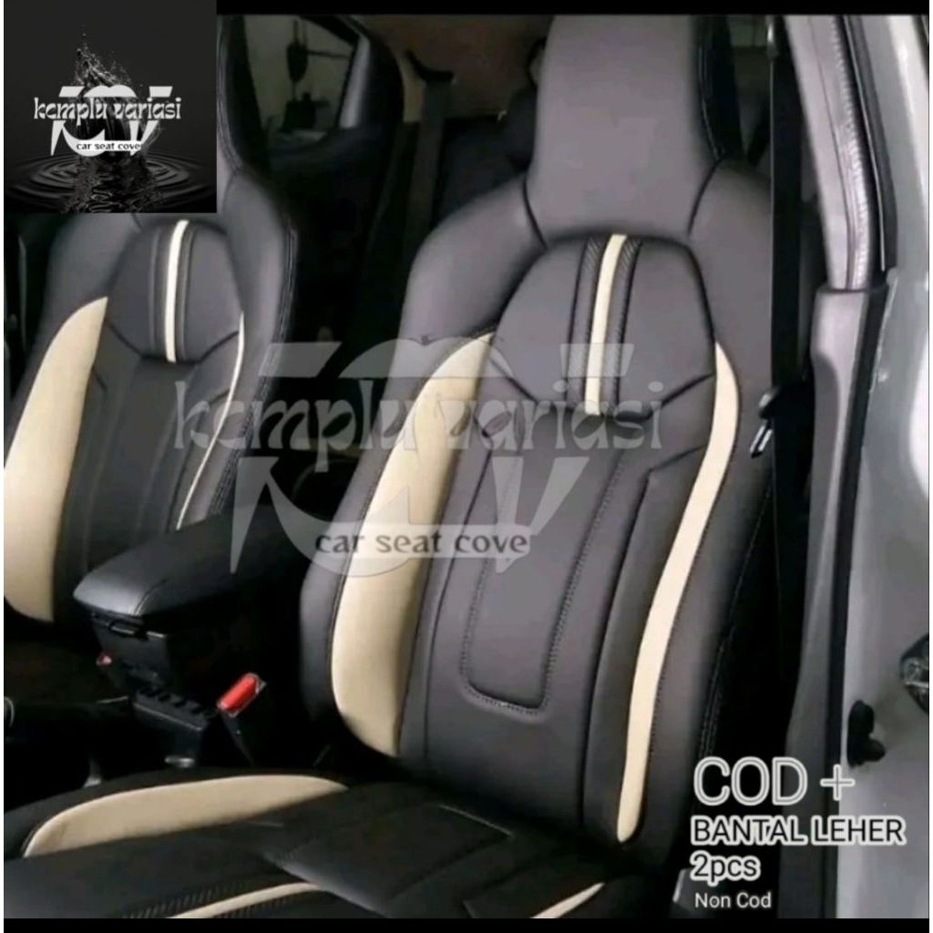 Sarung jok mobil Brio 2014-2017 full seat jok 2 baris