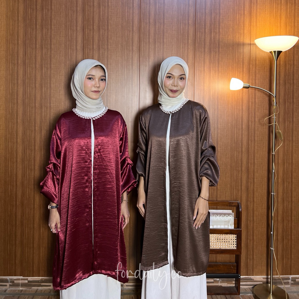 Outer Raya | Outer full payet | Outer lebaran | Outer kondangan | Outer Shimmer Silk | Outer Shimmer