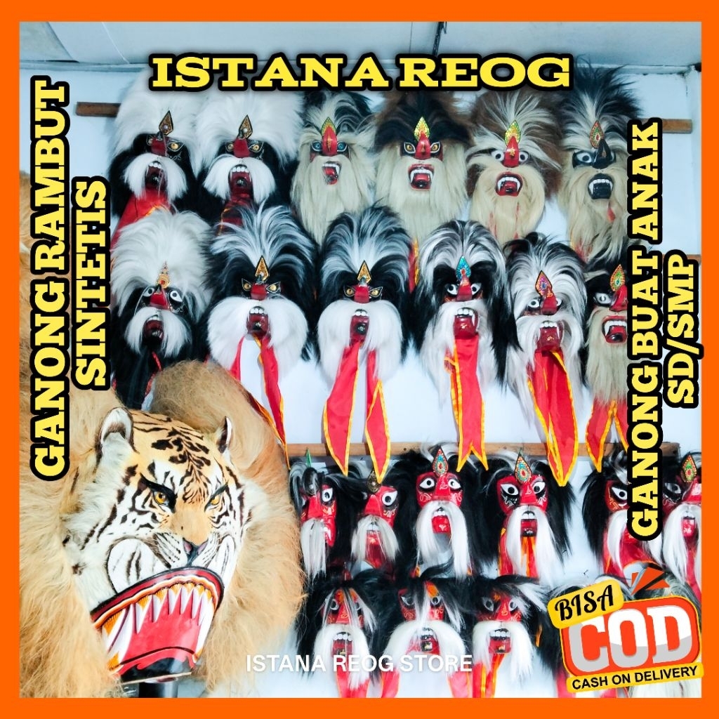 GANONG RAMBUT SINTETIS / GANONG ANAK-ANAK / GANONG PENTAS