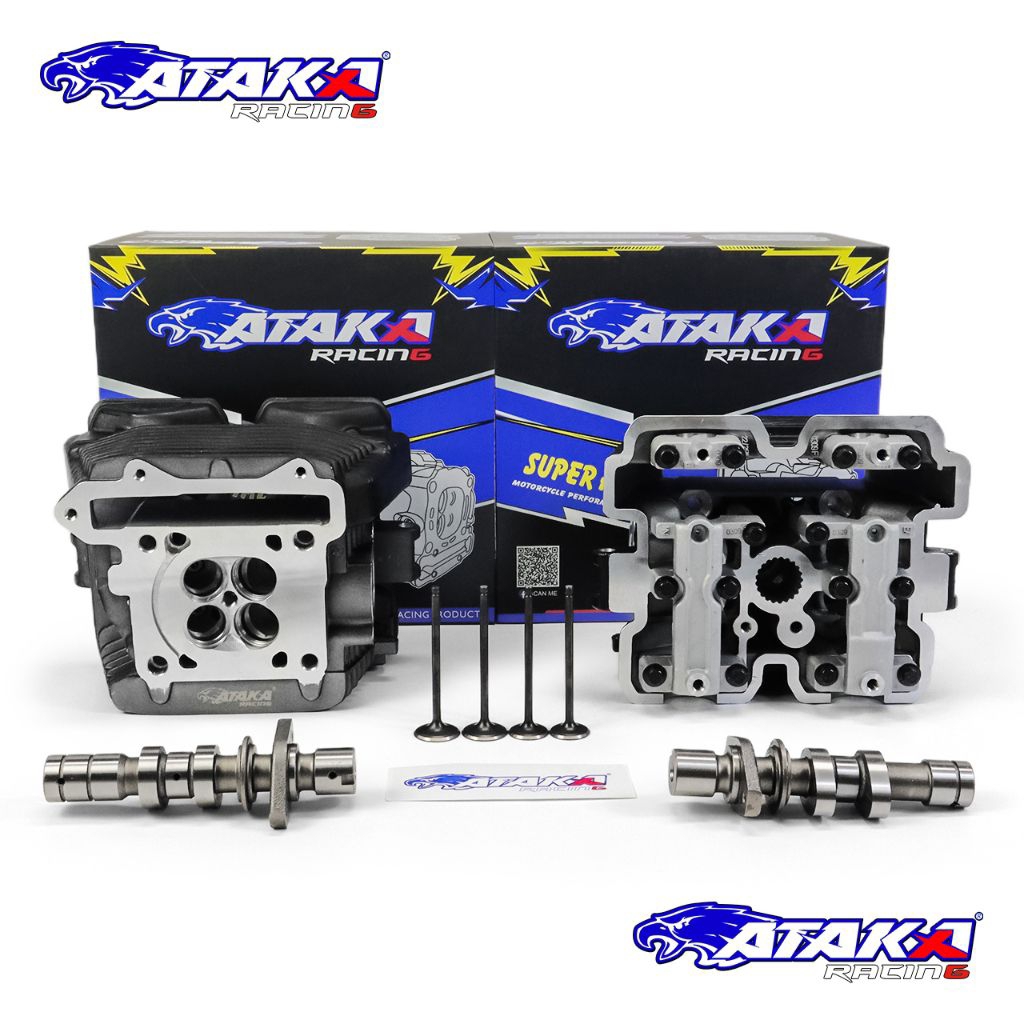 Super Head Satria Fu 150 + Noken As + Klep 22 25 23 26 ATAKA Racing Malaysia