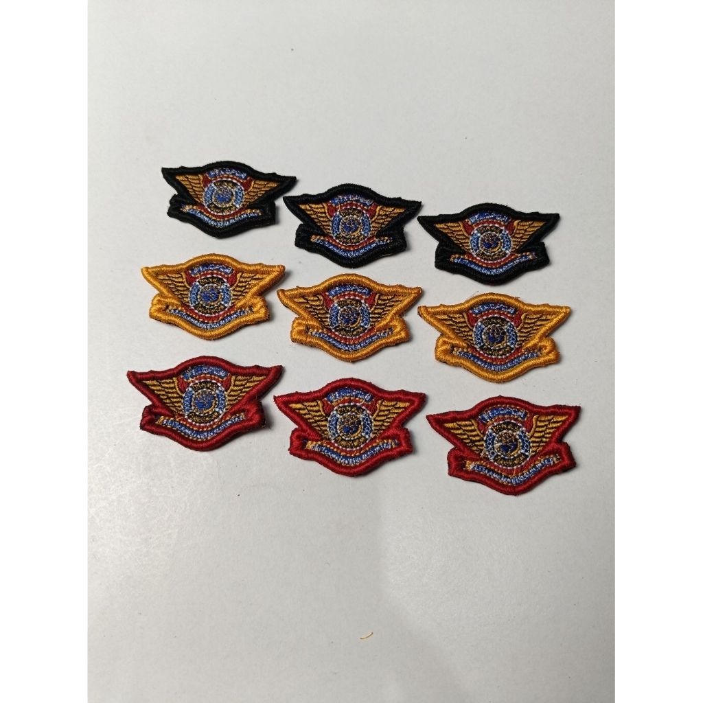 PIN PELOPOR DISHUB LALU LINTAS, PELOPOR LALU LINTAS  BORDIR TIMBUL MOTIF ELEGAN PREMIUM