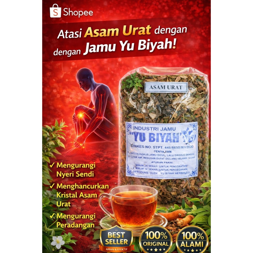 asam urat, JAMU GODOG, JAMU HERBAL, PAHITAN ASAM URAT